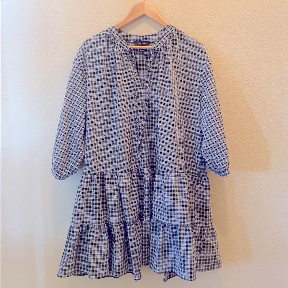 NEW WITHOUT TAGS XL CHECKARD DRESS